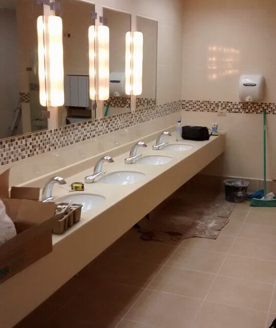 Trinidad plumbing restaurant bathroom